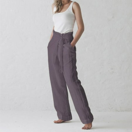 Women's Casual Pants Solid Color Pants Long Pants | Walmart Canada