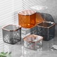 thumbnail image 2 of PENGXIANG Desktop Trash Can with Lid Large Opening Press Design High Capacity Living Room Table Mini Waste Sundries Paper Basket for Daily Life, 2 of 8