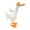 D, variant on KGJQ 12 Inch Porch Goose Statue, Large Metal Lawn Ornament, Outdoor Duck Statue for Patio Decorations, Waterproof Animal Sculpture for Garden Front Yard Backyard