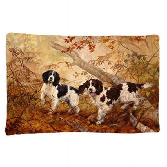 Springer Spaniels by Elizabeth Halstead Fabric Standard Pillowcase