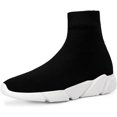 thumbnail image 1 of Xishao Calzado de Altos Tenis para Caminar Hombre Casual Cómodas Blanco Negro 26.0 cm Blanco Negro 26.0 cm Xishao ropa, 1 of 2