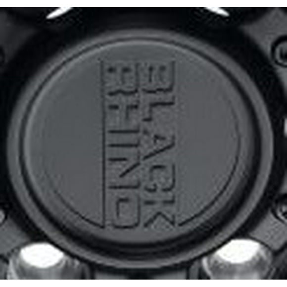 Black Rhino Wheels Wheel Center Cap CCBR45150SB Fits Gauntlet Series Wheels; 5 x 150 Millimeter/5 x 5.91 Inch Bolt Pattern; Closed Style; Satin Black; Bolt On; Single