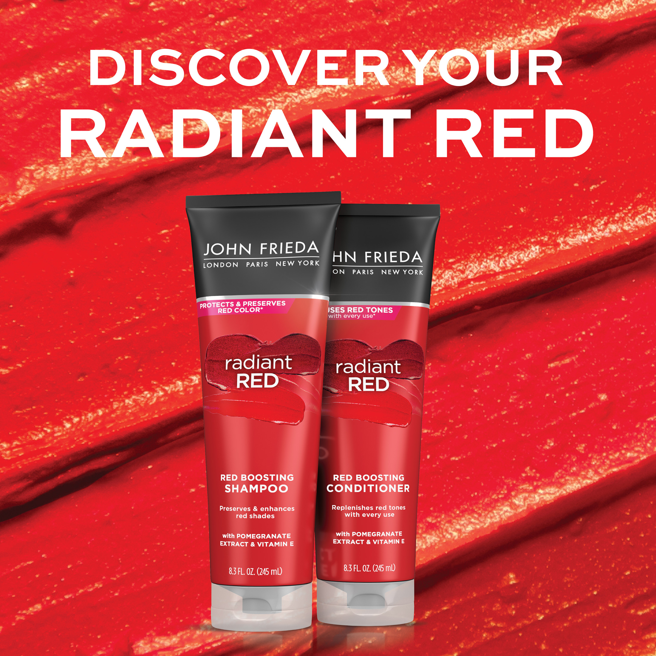 John Frieda Radiant Red Red Boosting Daily Shampoo, Color-Enhancing Shampoo for Red Hair, 8.3 fl oz - image 5 of 8