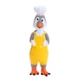 thumbnail image 3 of Juguete chirriante para perros de pollo de látex para niños, juguete divertido para masticar perros para adultos, juegos al aire libre cocinero, 3 of 8