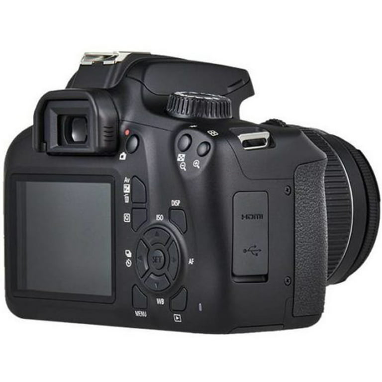 Canon EOS 4000D / Rebel T100 DSLR Camera 18MP with EF-S 18-55mm Zoom Lens +  SanDisk 32GB Memory Card + Tripod + ZeeTech Accessory Bundle 