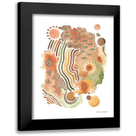 Gallagher, Megan 12x14 Black Modern Framed Museum Art Print Titled - Organic I