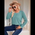 thumbnail image 2 of Túnica de Larga para Mujer, Color Verde Frijol, Talla XXL, 2 of 9