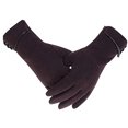 thumbnail image 2 of Dyfzdhu Womens Using Phone Gloves Thick Fleece Lined Windproof Winter Warm Gloves Coffee, 2 of 2
