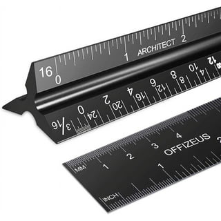 Mr. Pen- Small Architectural Scale Ruler, Aluminium, 6 Inch, 2