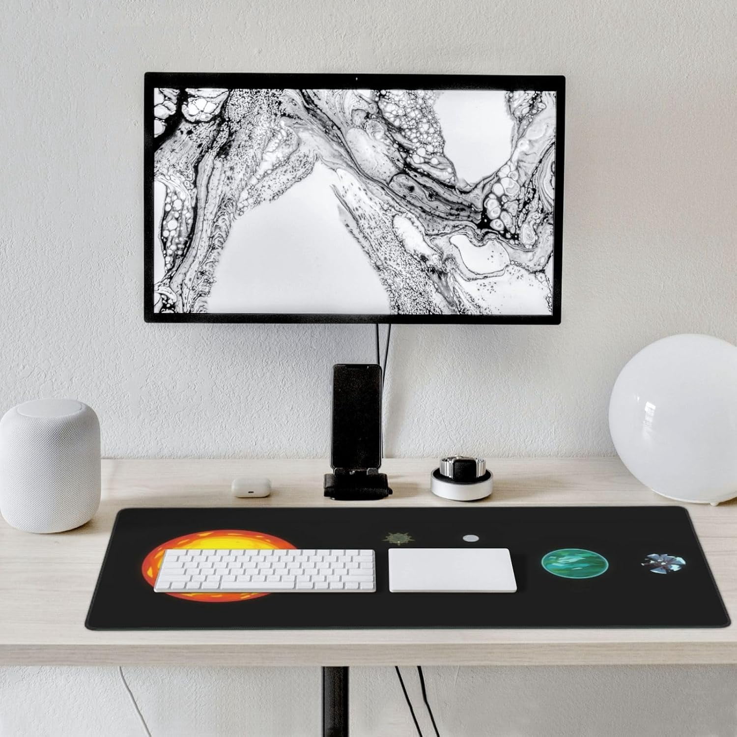Outer Wilds Gaming Mouse Pad XXL Large Extended Computer Full Desk Pad 35.4.5x15.7 inch Computer Mouse Mat Keyboard for Home Office