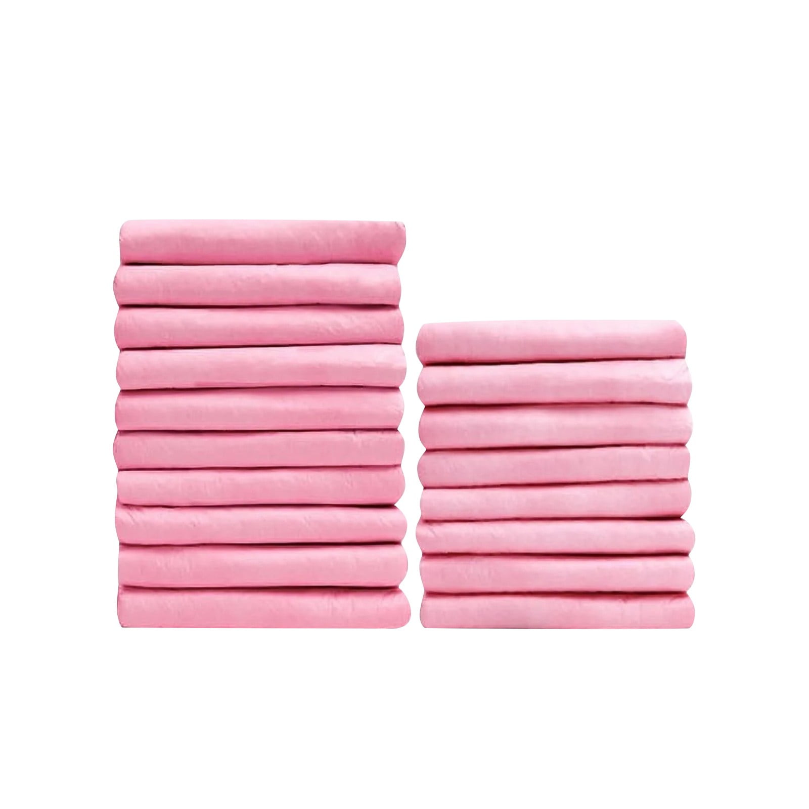 Dog Pee Pads Extra Large Super Absorbent Pet Training Pads with Adhesive Tabs,6 Layers Thick Leak-Proof Potty Pads for Dogs and Puppies(13*17.7Inch,Pink(100PCS))