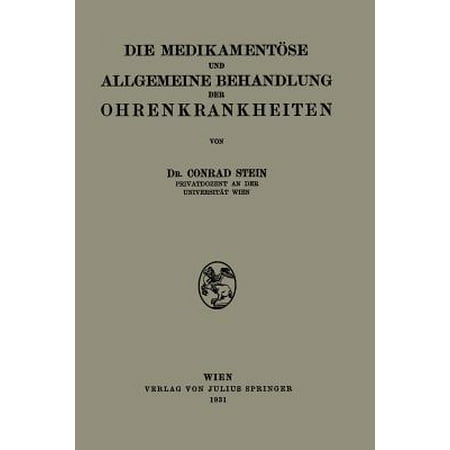 Die Medikamentose Und Allgemeine Behandlung Der