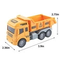 thumbnail image 5 of IGEED Truck Toy Model,1:38 Alloy Car Series Tow Truck Inertial Engineering Vehicle Trailer Garbage Car Fire Truck for Kids Toys Alloy Die-Cast Vehicles Transport Truck Kid Toys for Boy Girl Gift, 5 of 6