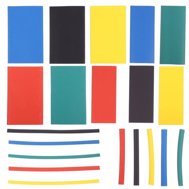 MasteelfCA 1 Set 410Pcs Heat Shrink Tubings Set PE Insulating Sleeves (Assorted Color)