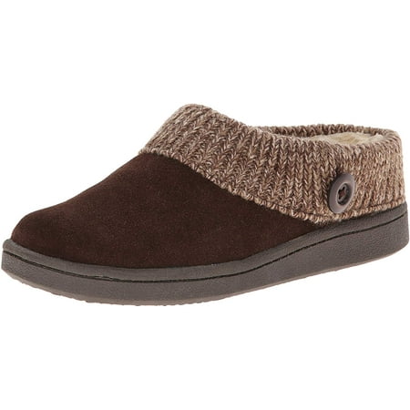 

women s clarks knit collar clog slipper