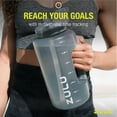 thumbnail image 4 of ZULU Goals - Botella de agua grande de medio gal&oacute;n de 64 onzas con marcador de tiempo motivacional, boquilla de paja cubierta y asa de transporte, perfecta para gimnasio, hogar y deportes,, 4 of 9
