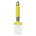 thumbnail image 1 of Reheyre Comfortable Handle Onion Needle - Easy to Clean, Ergonomic Design - Rustproof, Non-slip Stainless Steel Holder for Slicing Onions, Potatoes, and More, 1 of 8