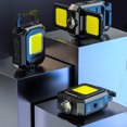thumbnail image 5 of 3 uds 1000LM COB LED Wdftyju llavero luz 800mAh tipo-c USB recargable IPX4 impermeable, 5 of 5