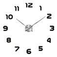 thumbnail image 3 of 3D DIY Espejo de superficie Reloj de pared tiempo de tiempo de tiempo de de tiempo Reloj Decoración de de Negro, 3 of 9
