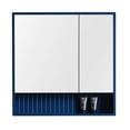 thumbnail image 2 of Fine Fixtures Venezian Medicine Cabinet Navy Blue 28" Matte, 2 of 3