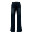 thumbnail image 5 of Audhol Women's Jeans Women's Wide Leg Jeans Relaxed Loose Straight Leg Baggy Jeans Denim Washed Pants Jeans for Women Trendy Blue L, 5 of 9