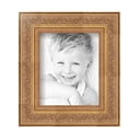 thumbnail image 2 of ArtToFrames 5" x 6" Gold with Green Tones Picture Frame, 5x6 inch Gold Wood Poster Frame (WOM-5079), 4 Pack, 2 of 5
