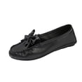 thumbnail image 2 of Crunowin Women's Round Toe Comfort Shoes, Soft Sole Covered-Toe Casual Design Everyday Flat Flats Black, 2 of 9