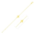 thumbnail image 1 of Bracelet Avion en Or Jaune 14K Taille 7 Pouces, 1 of 1