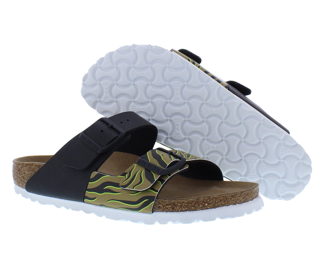 Birkenstock Arizona Split Narrow Unisex Shoes Size 3, Color: Zebra Cork Brown/Black