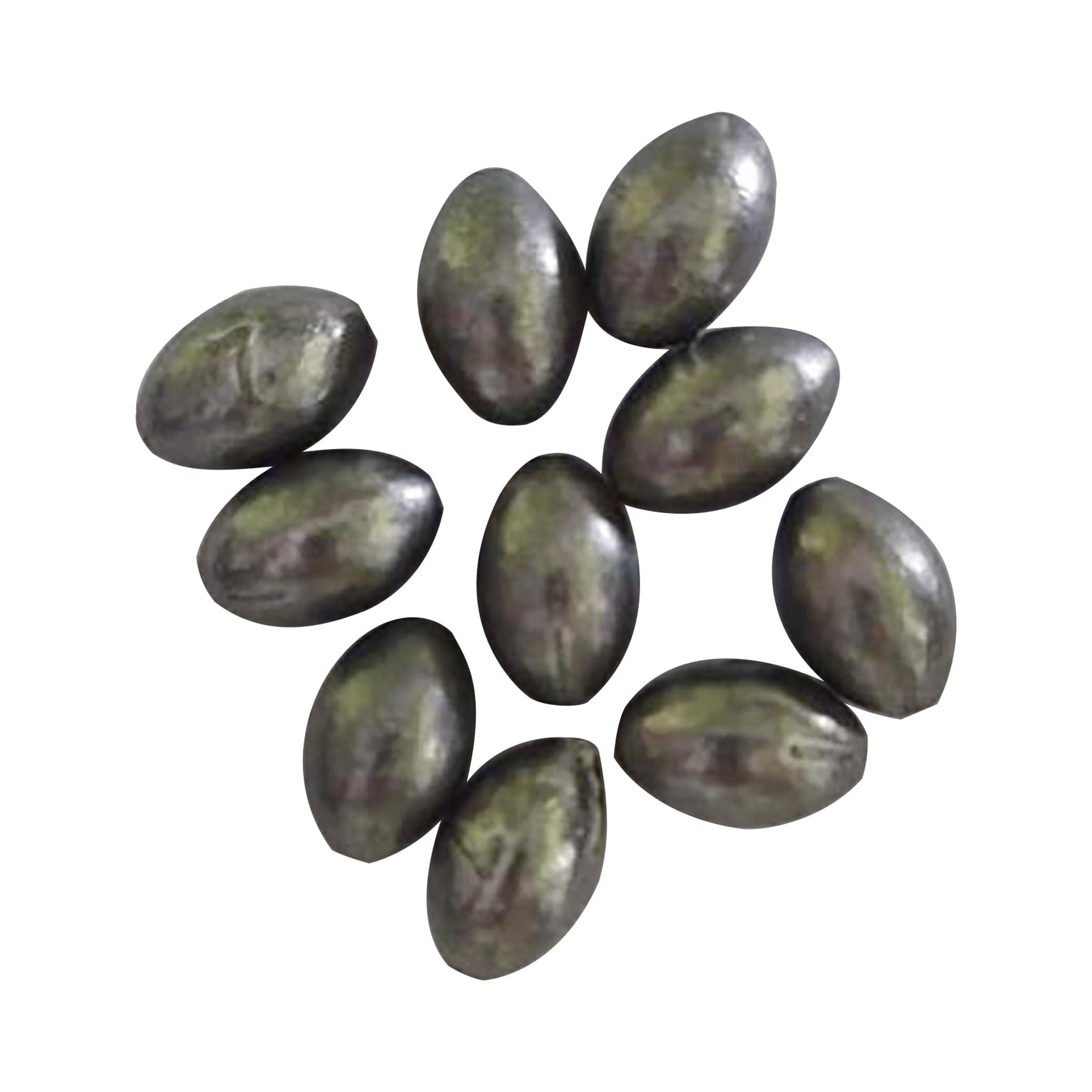 (4 pack) Ozark Trail Egg Sinker 1/4oz, Fishing Weights, Product Size 1.4x0.98cm