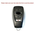 thumbnail image 2 of Black Carbon Fiber Pattern Key Fob Cover For Subaru 2013-up BRZ, 15-up Legacy Outback Crosstrek, 16-up WRX/STi, 17-up Forester Impreza Keyless Fob, 2 of 8