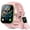 rosegold, variant on Smart Watch Fits for Android and iPhone, 1.96" HD Smartwatch for Men Women Bluetooth Answer/Make Calls/110+ Sports Modes/Message Reminder/Sleep, IP68 Waterproof Fitness Tracker, Perfect Gift(Black)