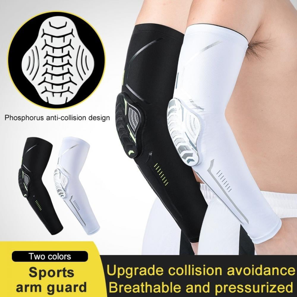 Compression Arm Guard Sleeve with Elbow Pad Crashproof for Sport Gear Protective 