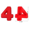 thumbnail image 2 of Chendee Silicone Non-Stick 3D Red 10Inch Baking Wedding Cake Number Large Birthday,4, 2 of 7