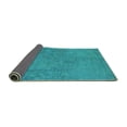 thumbnail image 2 of Ahgly Company Indoor Rectangle Oriental Turquoise Blue Industrial Area Rugs, 7' x 9', 2 of 4