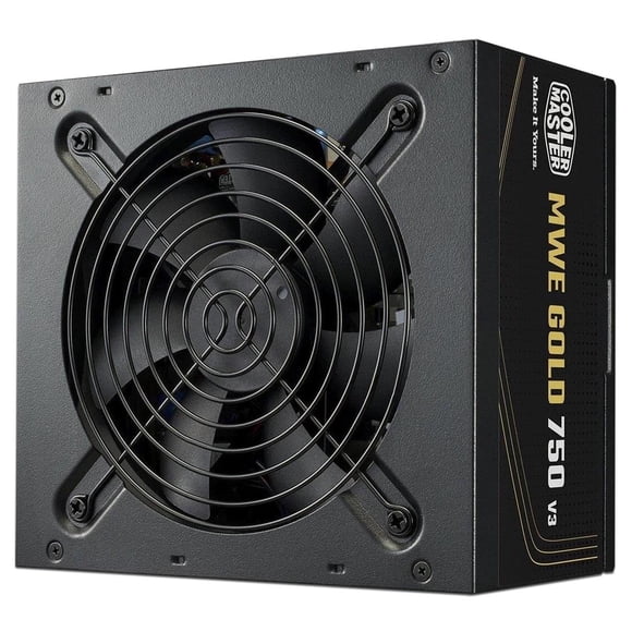 Fuente de Poder CoolerMaster MWE Gold V3 de 750W, 80 Plus Gold
