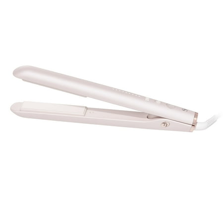 T3 SinglePass StyleMax Professional 1 Ceramic Flat Iron with Custom Heat Automation 9 Heat Settings Longer Ceramic Plates for Straightening Waving Curling & Styling
