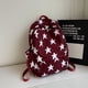 thumbnail image 5 of Mochila Escolar para Estudiantes Mujeres Hombres Nailon Con Patrón Estrellas, 5 of 9