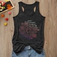 thumbnail image 2 of VNKIDY Womens Casual Fashion Graphic Print Racerback Tank Top Sleeveless Loose Fit Breathable Top For Summer Casual Daily Wear Black XL, 2 of 3