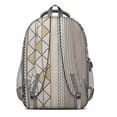 thumbnail image 3 of Boho Bohemia Geometric Line Art Backpack for School,Cute School Bag,Schoolbag with Adjustable Shoulder Straps & Padded Back,16.9 Inch, 3 of 5