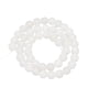 thumbnail image 3 of Cuentas de jade blanco, 8mm, redondas, suavemente brillantes, joyería, pulsera, collar, fabricación de cuentas DIY, 3 of 5