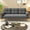 Dark Gray - Style B, variant on Lofka 68" Sofa and Couch with Side Storage Pocket and 4" Thick Cushions for Living Room, Dark Gray Modern Home Furniture
