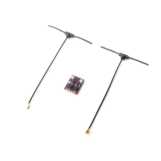 TCXO Technology for Stability – Ensures reliable frequency performance under extreme temperature changes, ideal for long-range FPV flying. Ultra-Lightweight Design – EP1 (0.41 g) with omni antenna a