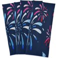 thumbnail image 2 of GZHJMY 4Th of July Fireworks Independence Day Kitchen Dish Towels Set of 1,Dishcloths,Absorbent Soft Towels Hand Towels, Tea Towels,18" x 28", 2 of 7