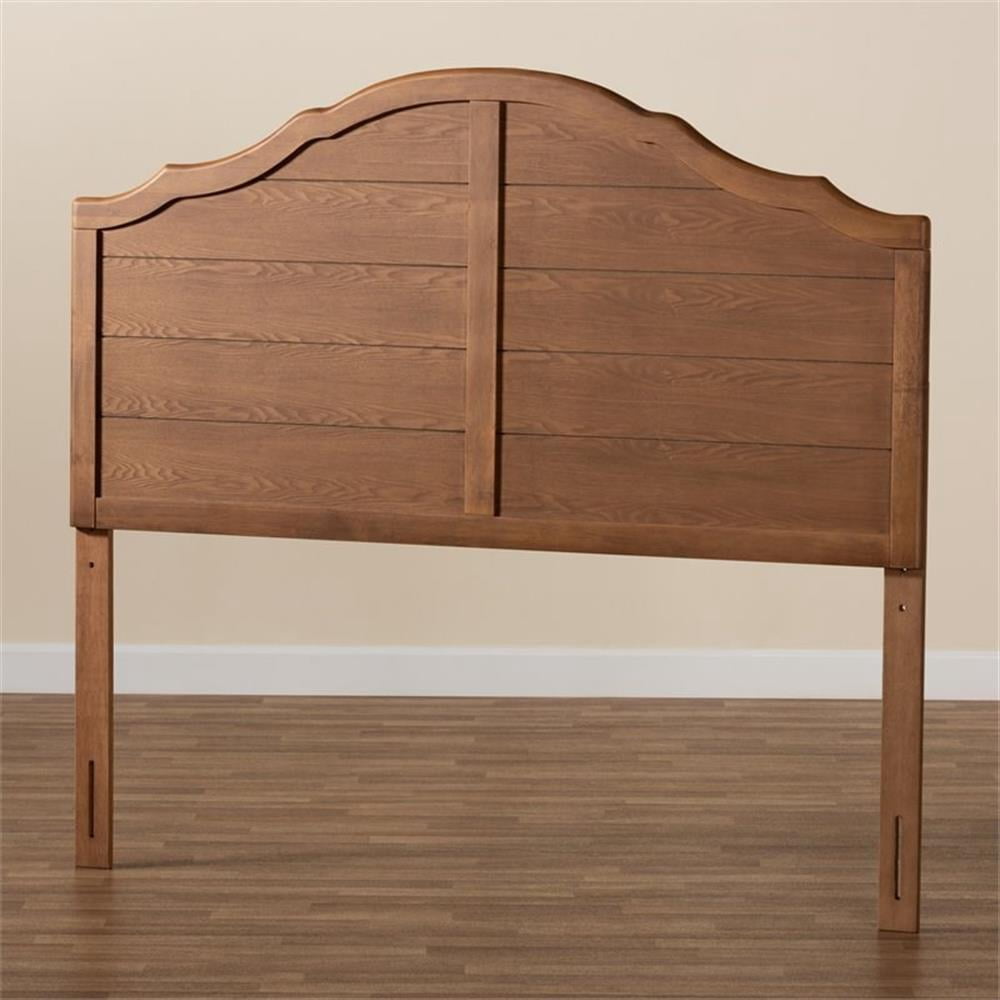Bowery Hill Vintage Walnut Finished Wood Full Size Headboard