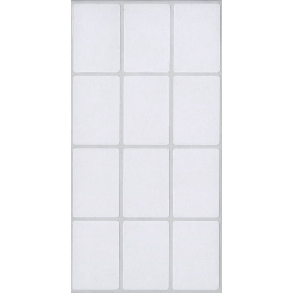 MACO 1" x 1-1/2" White Rectangular Multi-Purpose Labels, 500 per Box