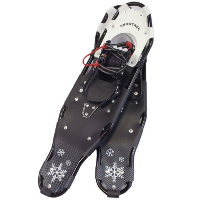 SNOWTREK Raquettes à Neige en Aluminium avec Sac de Transport - Harnais Ajustable à une Traction