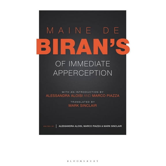 Maine de Biran's 'of Immediate Apperception', (Paperback)