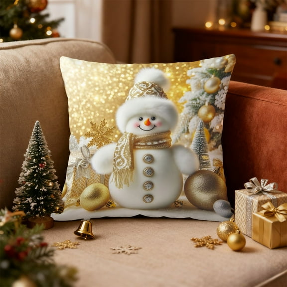 Pillow Covers Covers Christmas Standard Pillow Cases, Ultra Soft Microfiber Pillowcases Standard, Christmas Snowflake Bed Pillow Covers, Fade Resistant, Easy Slip-On L