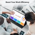 thumbnail image 4 of HotYeah Portable Monitor, 16.1in 1080P FHD Laptop Monitor USB-C HDMI External Computer Display HDR IPS w/Smart Cover & Speaker, 2nd Screen for PC Mac Phone Switch PS5 - Refurbished Excellent, 4 of 5